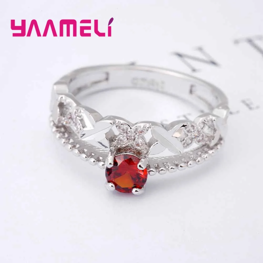 Best Quality Two Rows Hollow 925 Sterling Silver Color X Shaped Pretty Women Ladies Daily Rings Accessories Big Promotions