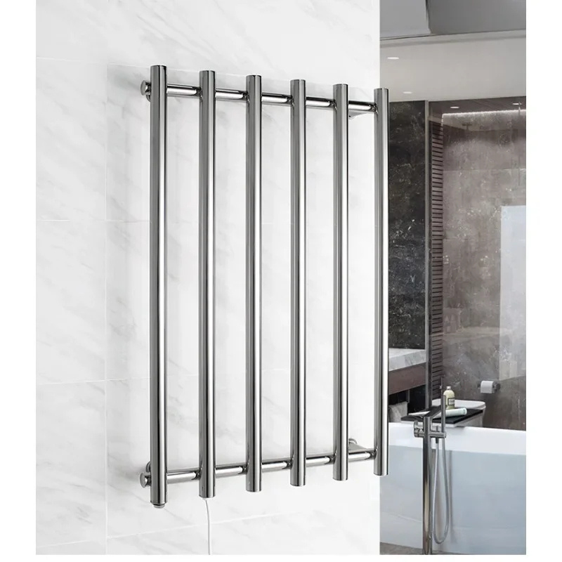 304 stainless steel electric towel racks, bathroom hardware pendants, bright bathroom towel racks