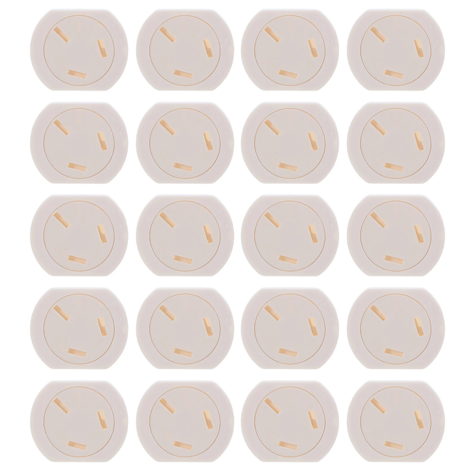 

20 шт., защитные крышки для розеток с защитой от детей, электрические самозакрывающиеся защитные вилки, защита от поражения электрическим током, защитные крышки для розеток для детей