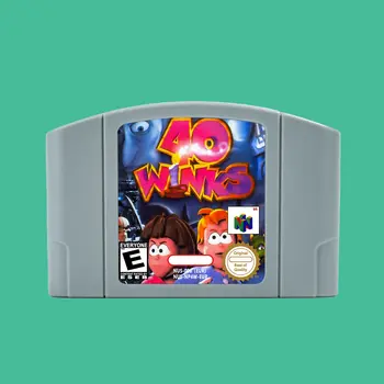 40 winks 64 位元遊戲卡帶,美國 NTSC 版本或歐洲 PAL 版本,適用於 N64 遊戲機 8 最佳銷售 N64 PAL - №7