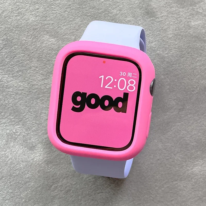 حافظة + حزام رياضي لساعة أبل الترا 3 49 مللي متر 40 44 45 41 42 مللي متر سيليكون محفورة سوار iwatch Series11 10 9 8 7 se 4 5 6