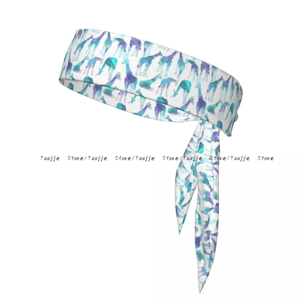 

Sports Headband Head Tie Abstract Giraffe Sitting Eating Walking Inspiration Bandana Sweatbands Yoga Tennis Headwrap for adult