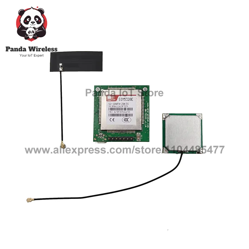 New！Development Breakout Core Board SIMCom SIM5320 SIM5320E 3G GSM/GPRS/EDGE Module HSPA WCDMA Support GPS With GPS LTE antenna