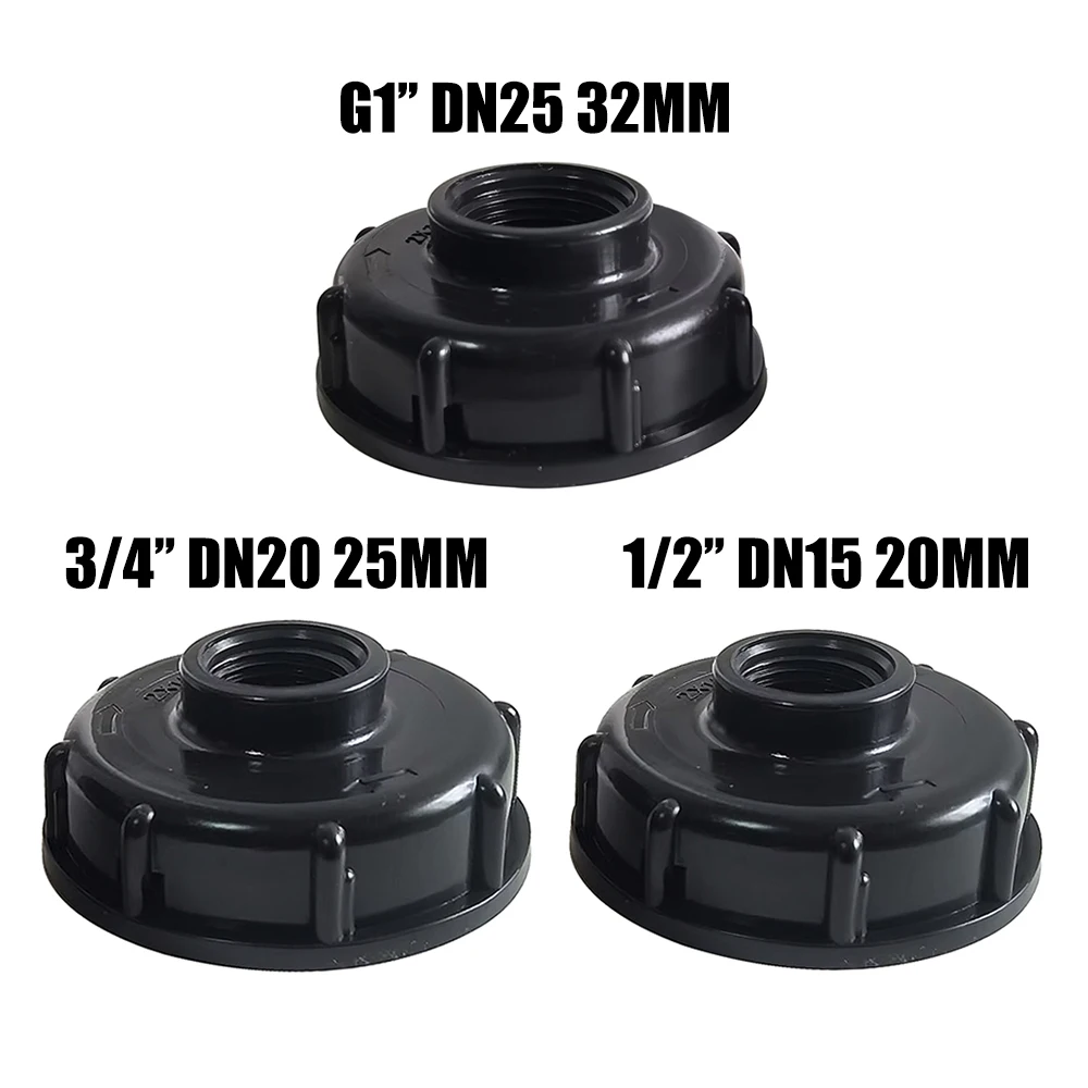 

50 Pcs S60x6 IBC Tote Tank Fitting Hose Drain Adapter 1/2inch 3/4inch 1inch Thread IBC Tank A Dapter Tap Connector Replacement