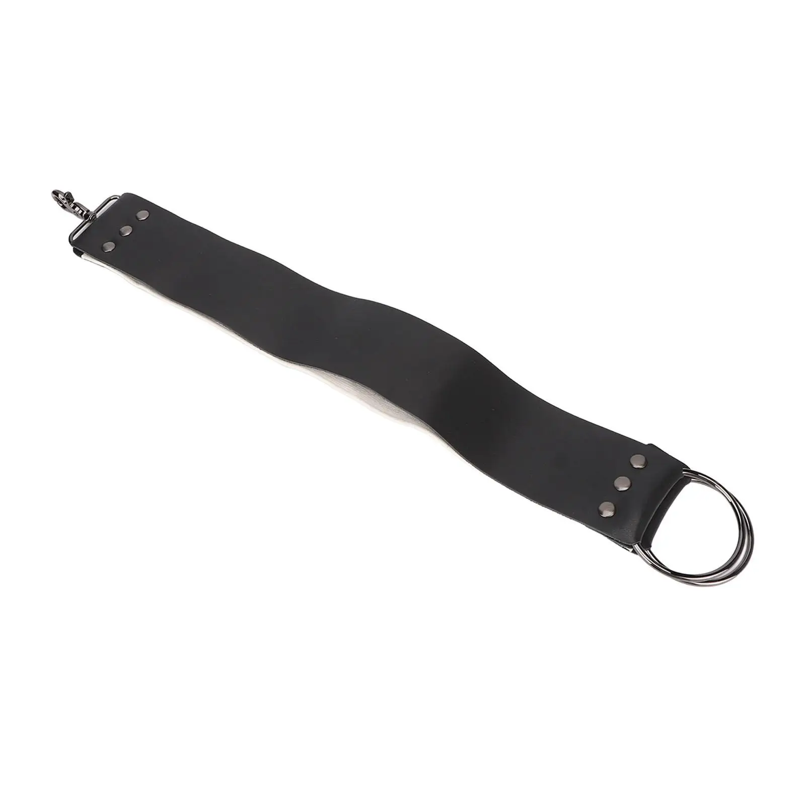 Double Layer Straight Razor Sharpening Strap - Black & White Barber Blade Strop