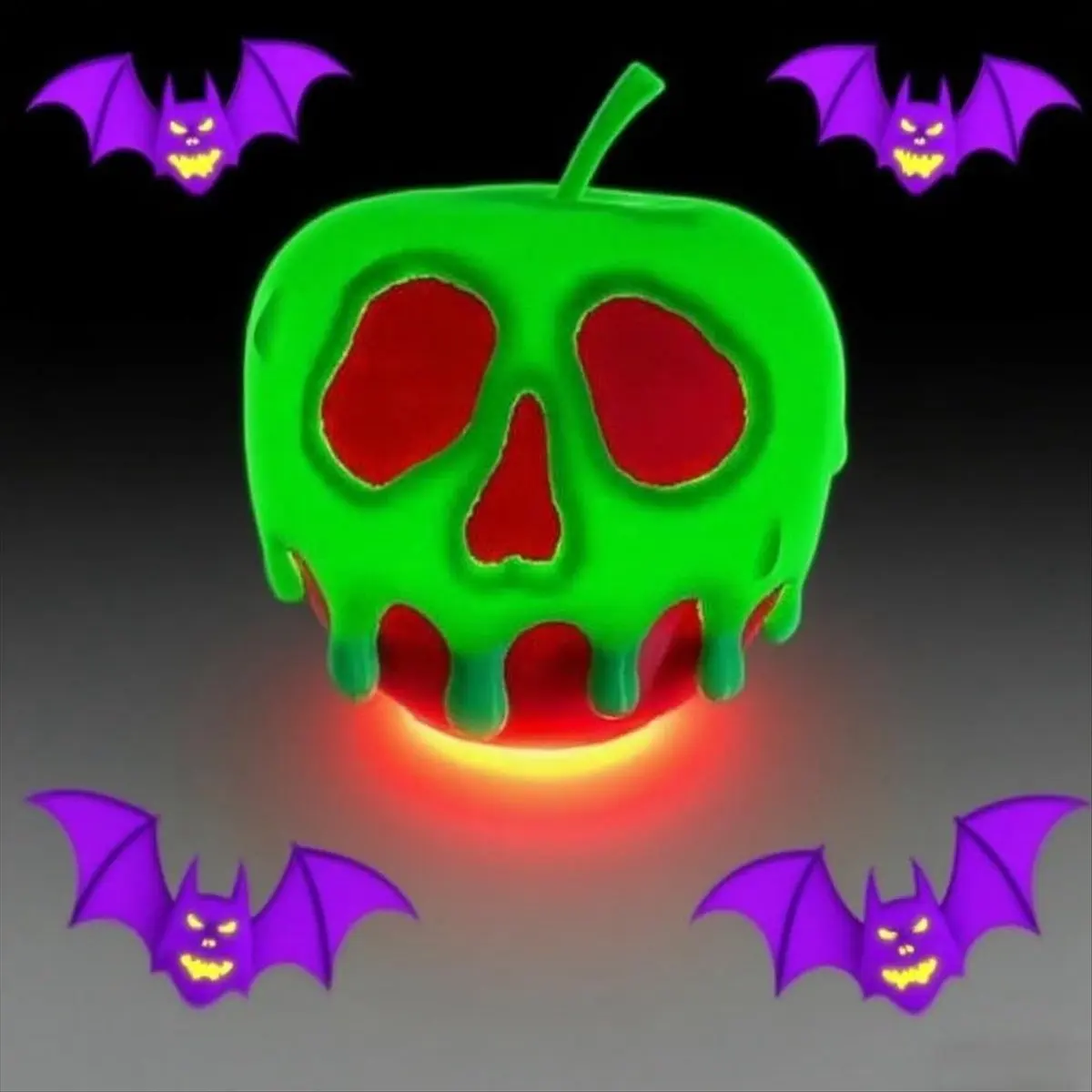 FSLH  Candy Light Halloween Decor with 3D Shapes Enchanted Tealight Holder Night Light