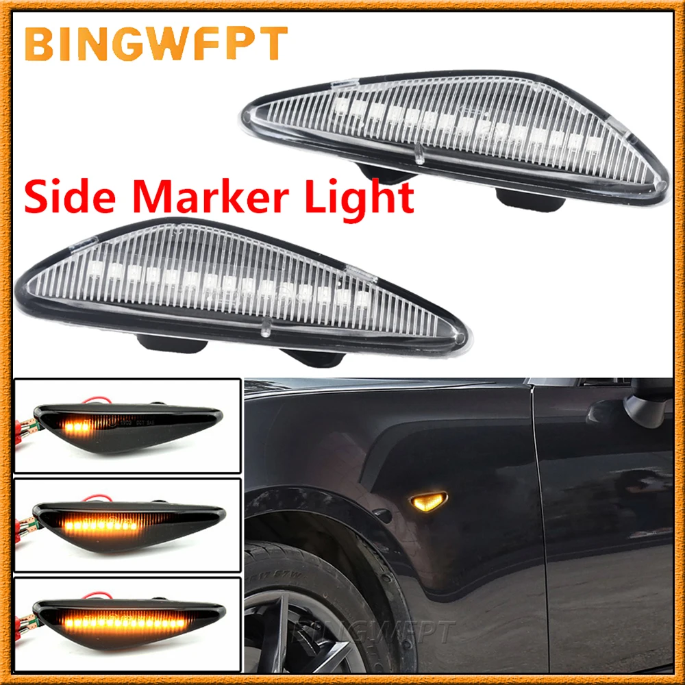 2Pcs Led Dynamic Ca…