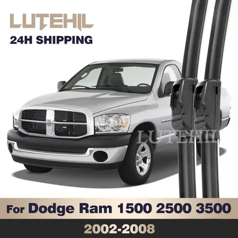 For Dodge Ram 1500 2500 3500 2002-2008 2003 2004 2005 2006 Wiper Front Wiper Blades Windshield Windscreen Window Brush 24"+24"
