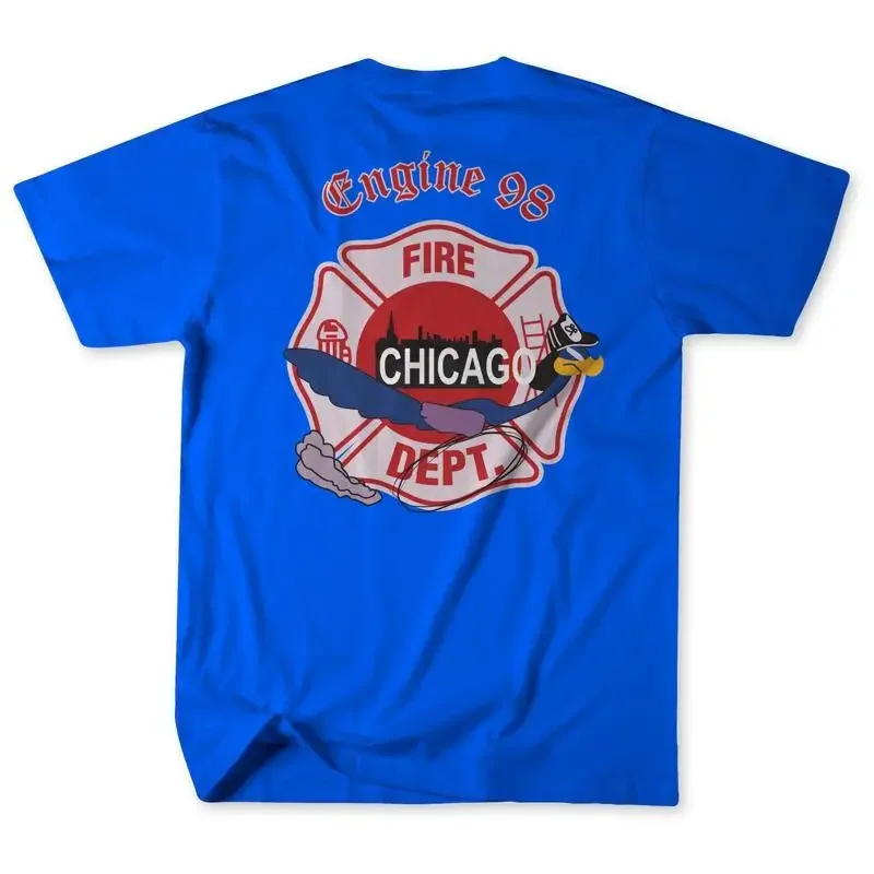Unofficial Chicago Fire Department Firehouse 98 v1 T Shirt