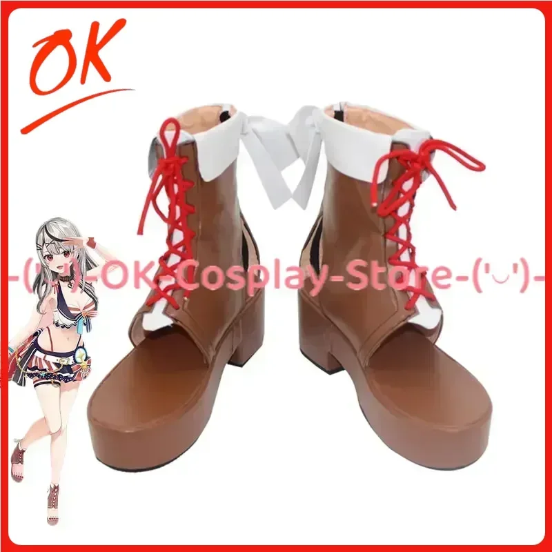 

[На заказ] Sakamata Chloe обувь для косплея аниме игра костюм для ролевых игр реквизит Хэллоуин карнавал праздничная вечеринка сапоги из искусственной кожи