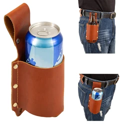 Couro Beer Bottle Belt Holster, Outdoor Beer Bottle Holster, Can, Beverage Can, Belt Storage Cover