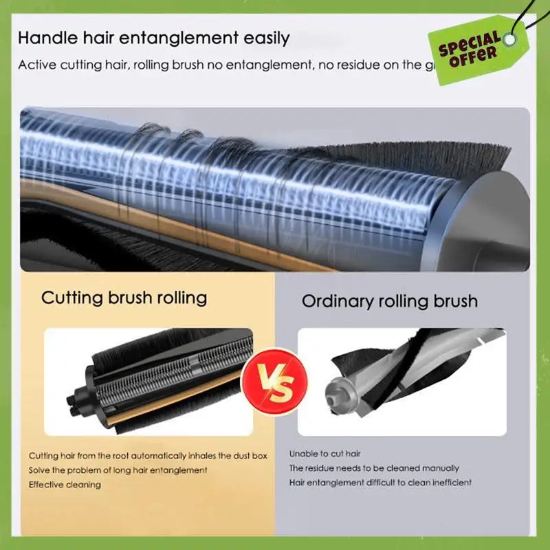 

ABGP-Tricut Brush Strip Set Fordreame X30 X40 L40 Ultra Xiaomi X20 Pro / X20 Max / X10+ / X20+ Roller Brush Replacement Parts