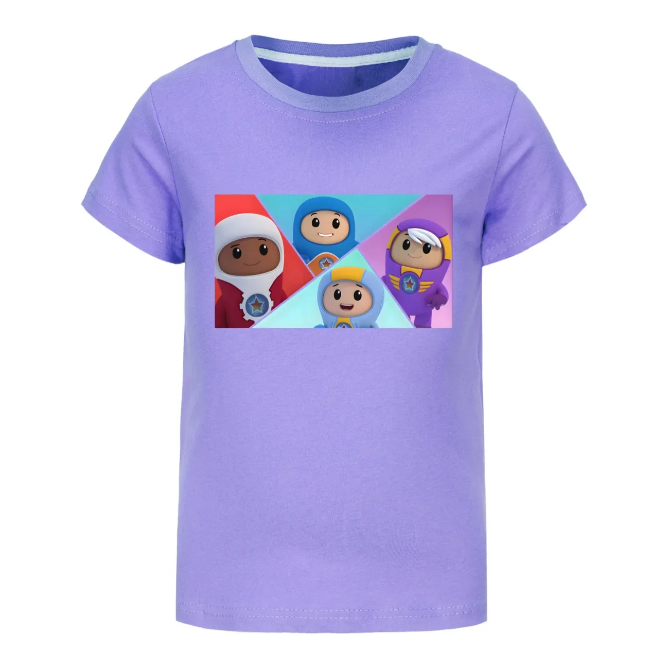 Video Game Go Jetters T Shirt Kids 2026 Summer Clothes Baby Girls Cartoon Xuli Kyan Lars Foz T-shirt Teen Boys Short Sleeve Tops