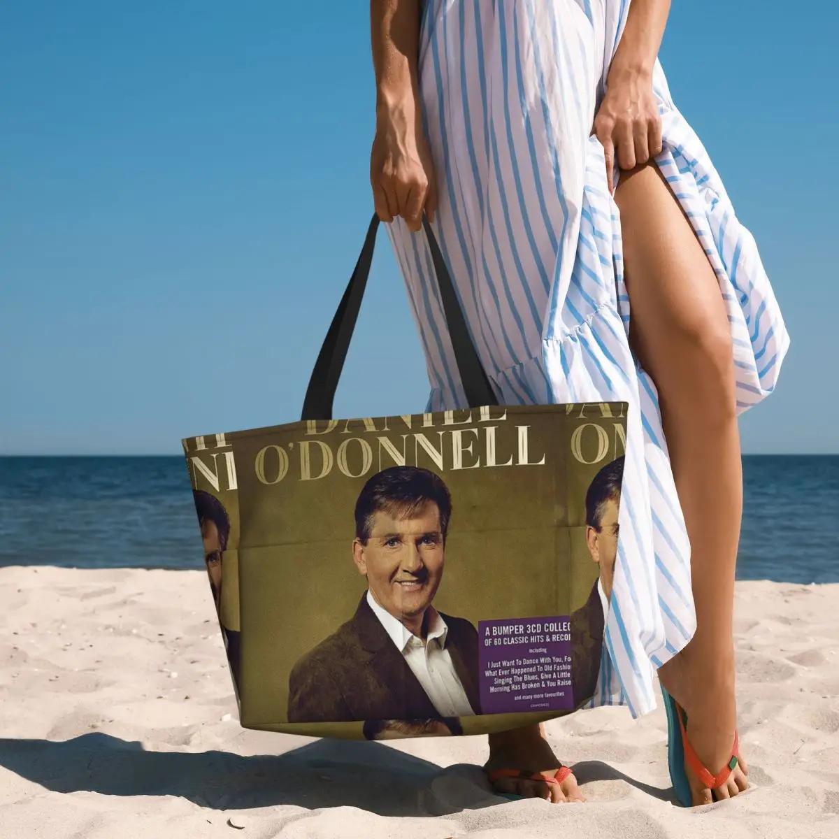 

Daniel O'Donnell Gold Collection Beach Tote Bag Sport Gym Yoga Duffle Large Tote Bag Women Travel Bag Fitness bag