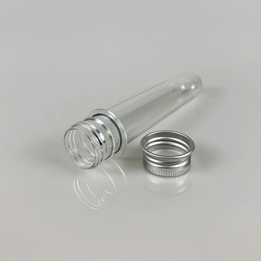 

20Pcs 40ml Pet Plastic Test Tubes Clear Candy Holders Screw Caps Storage for Party Gifts Plastic Candy Box Gift Treat Box