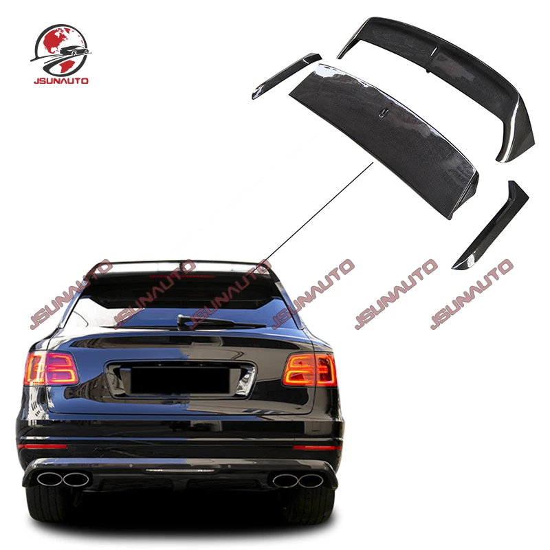 For Bentley Bentayga W12 Limited Edition Style Body Kit Rear Spoiler Trunk Wing For Bentayga 16-19 Roof Spoiler Auto Accessories