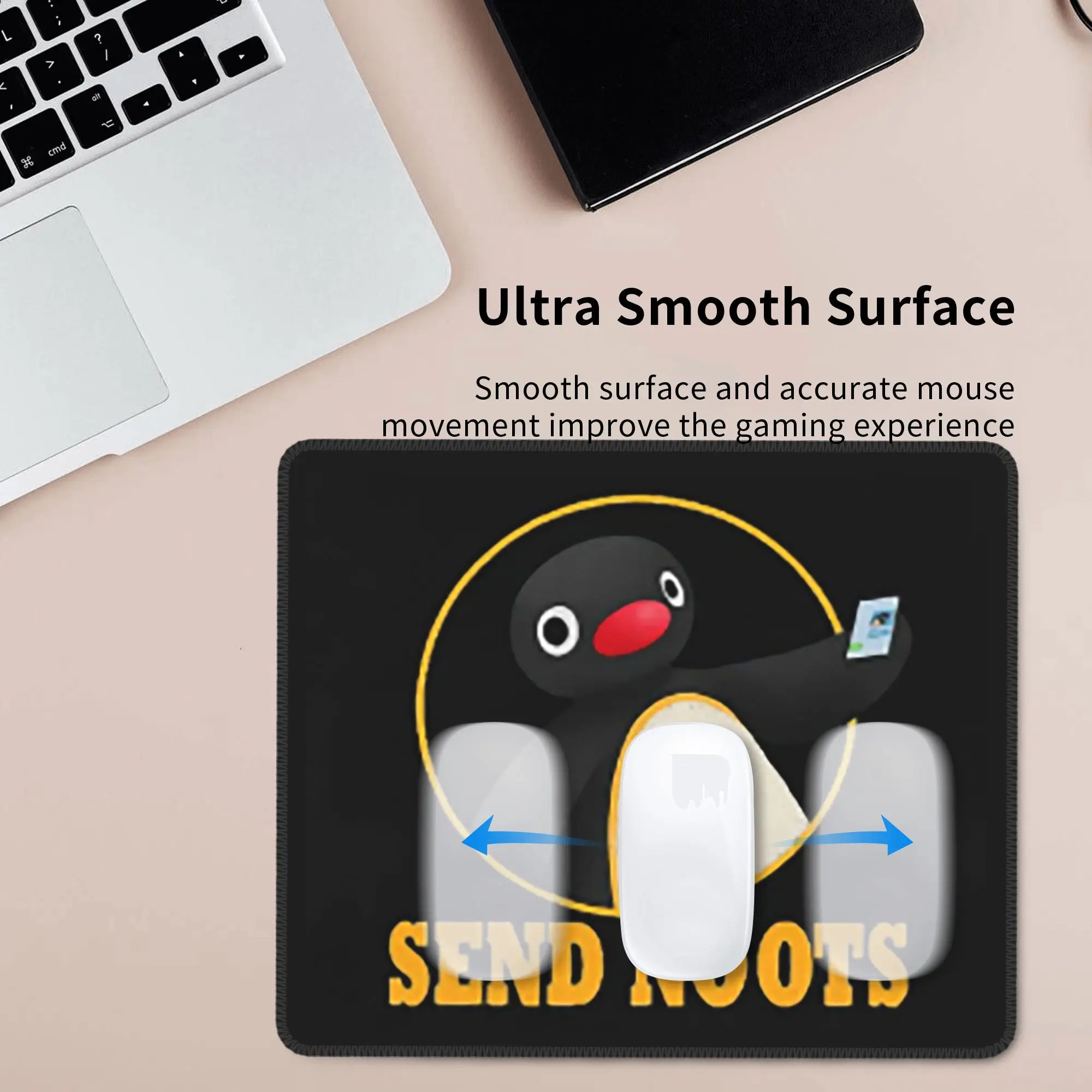 Podkładka pod mysz Pingu Pinga Pingwin TV Podkładka pod klawiaturę komputerową Podkładka pod mysz Gaming PC Laptop Podkładka na biurko Akcesoria biurowe Podkładki na stół