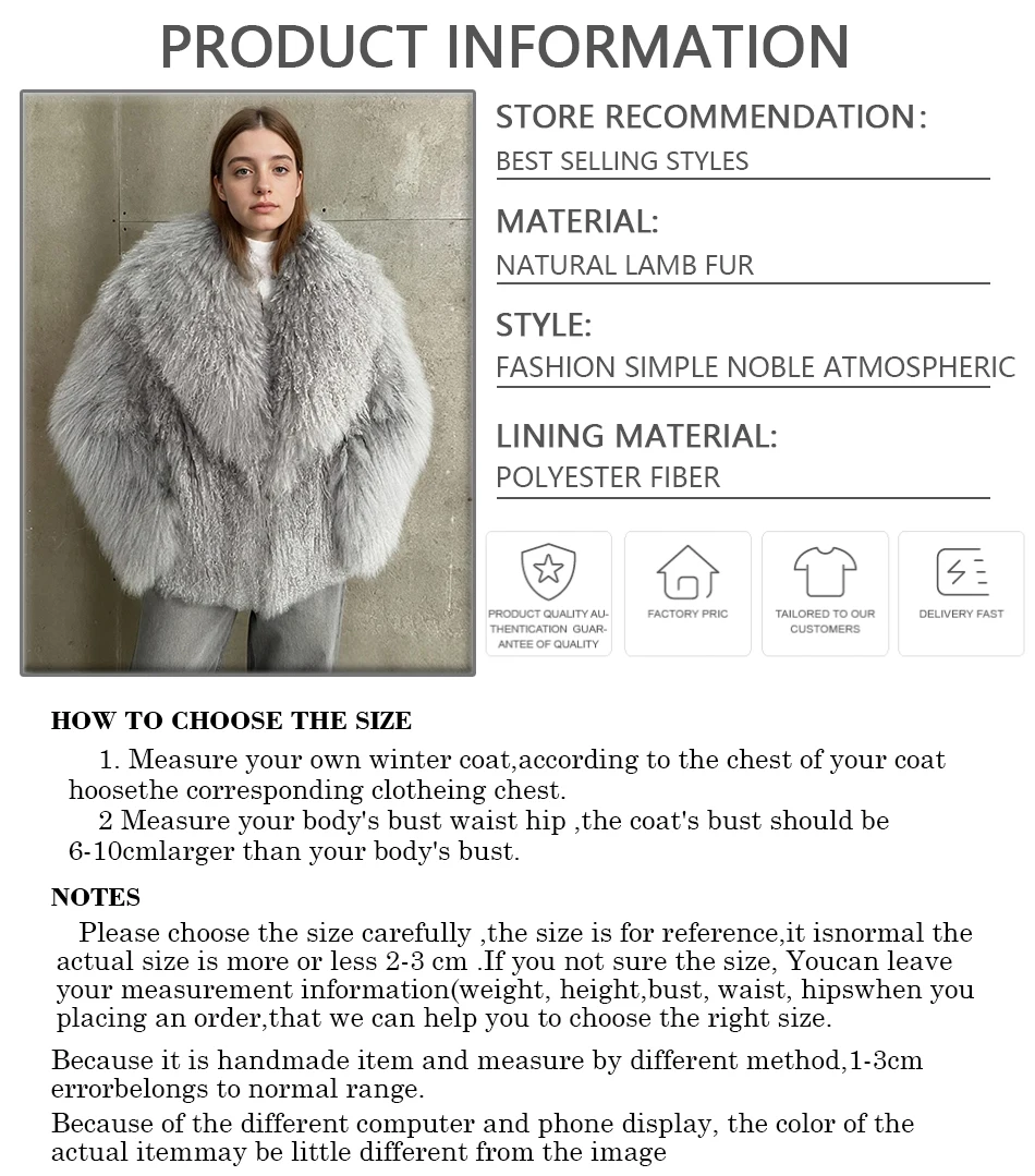 معطف جلد الغنم الطبيعي مع طوق ترتيب الأسرة ملابس خارجية من الفرو الأصلي سترات شتوية دافئة من جلد الخراف الأكثر مبيعًا معطف فرو حقيقي للنساء
