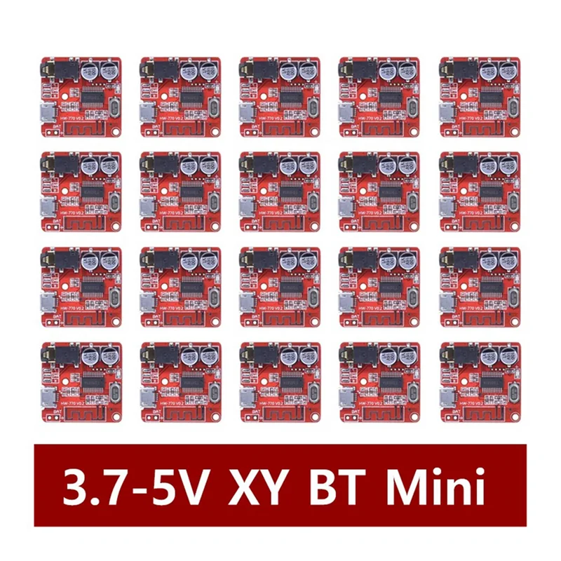 - سبتمبر 40 قطعة لوحة استقبال الصوت بلوتوث MP3 لوحة فك الترميز بدون فقدان وحدة موسيقى ستيريو لاسلكية 3.7-5 فولت XY-BT-Mini