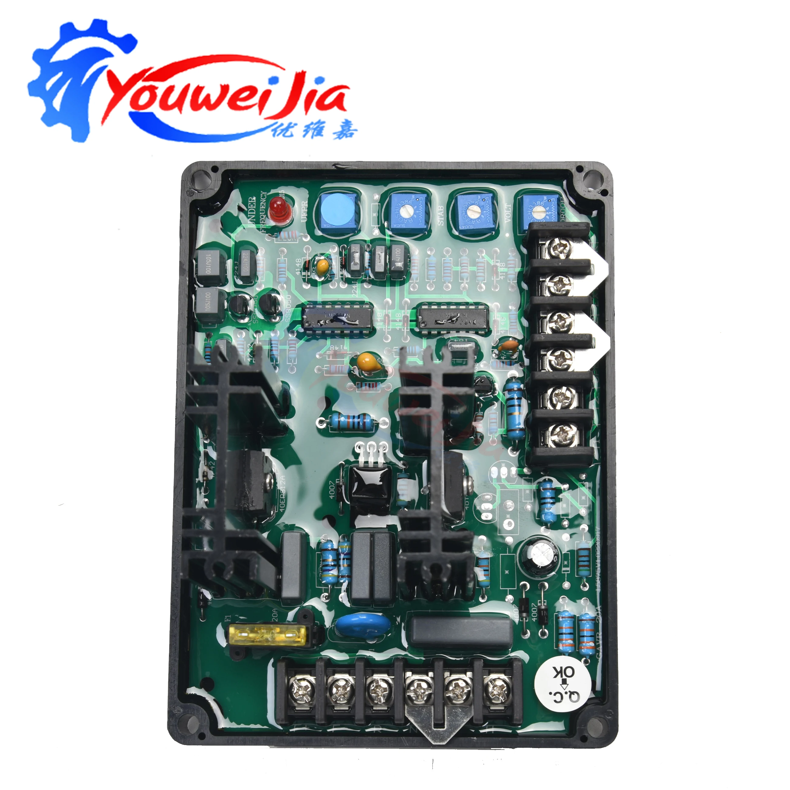 High Quality GAVR 20A AVR Brushless Generator Automatic Voltage Regulator Universal Diesel Generator Stabilizer Module GAVR-20A