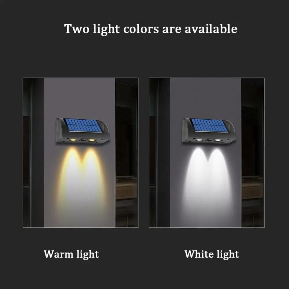 

Конденсаторная линза Солнечная светодиодная лампа Супер яркая энергосберегающая солнечная садовая лампа Прочный, простой в установке светодиодный настенный светильник для сада