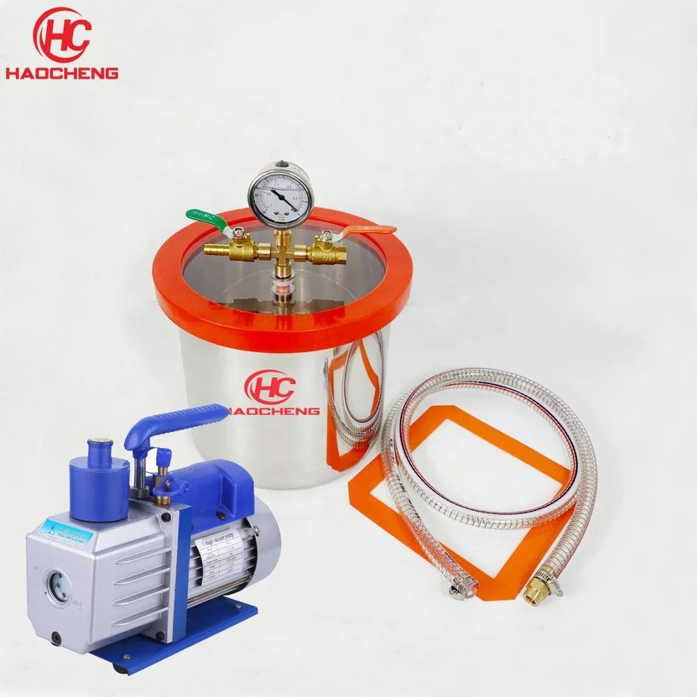 High quality Degassing Chamber 6.2 Gal (24L) Stainless Vacuum Chamber with vacuum pump