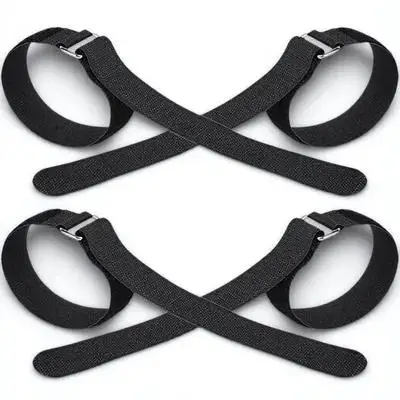 

4pcs Anti-Slip Shoe Covers Strap Ice Grippers For All Shoes Adjustable Snow Traction Outdoor Hiking Climbing Crampons Spikes