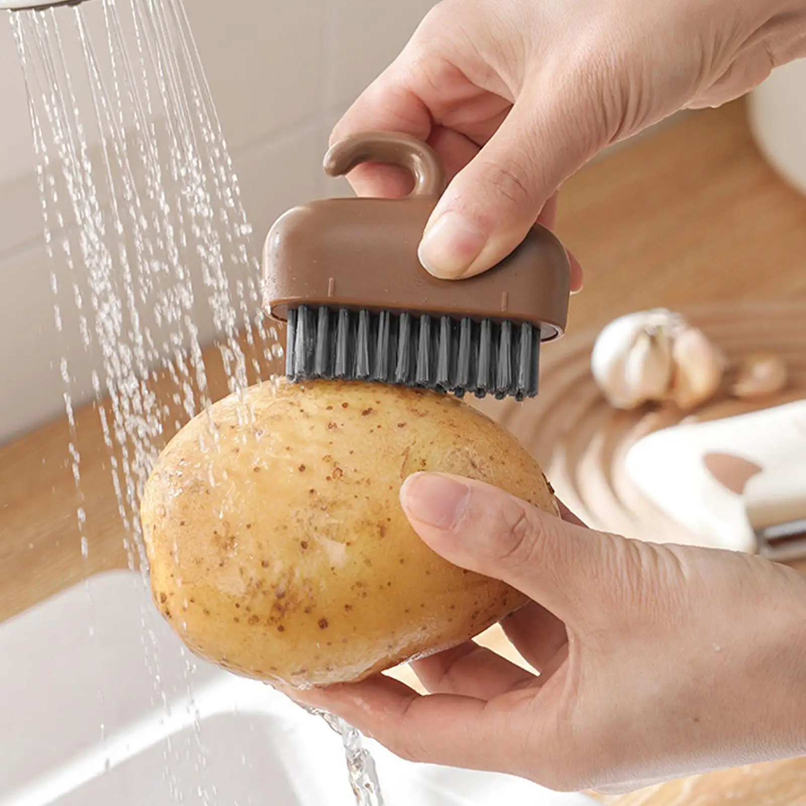 

Food Peeler Multifunctional Handheld Scraper Fruits Vegetable Peeler With Brush For Cucumber Carrot Pear Home Kitchen Cooking