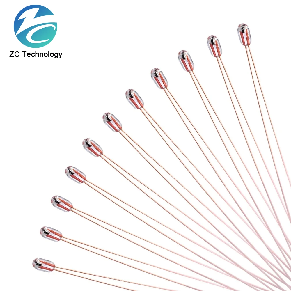 Термисторы 10 шт./лот 100K ohm 1% NTC 3950 для 3D принтера Reprap Mend для 3D принтера Hot bed MK2a MK2b