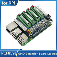 Raspberry Pi Test Expansion Board PCF8591 Module LED onboard GPIO IO Test ADC / DCA Sensor Beginner Board for RPi 4B 3B CM4