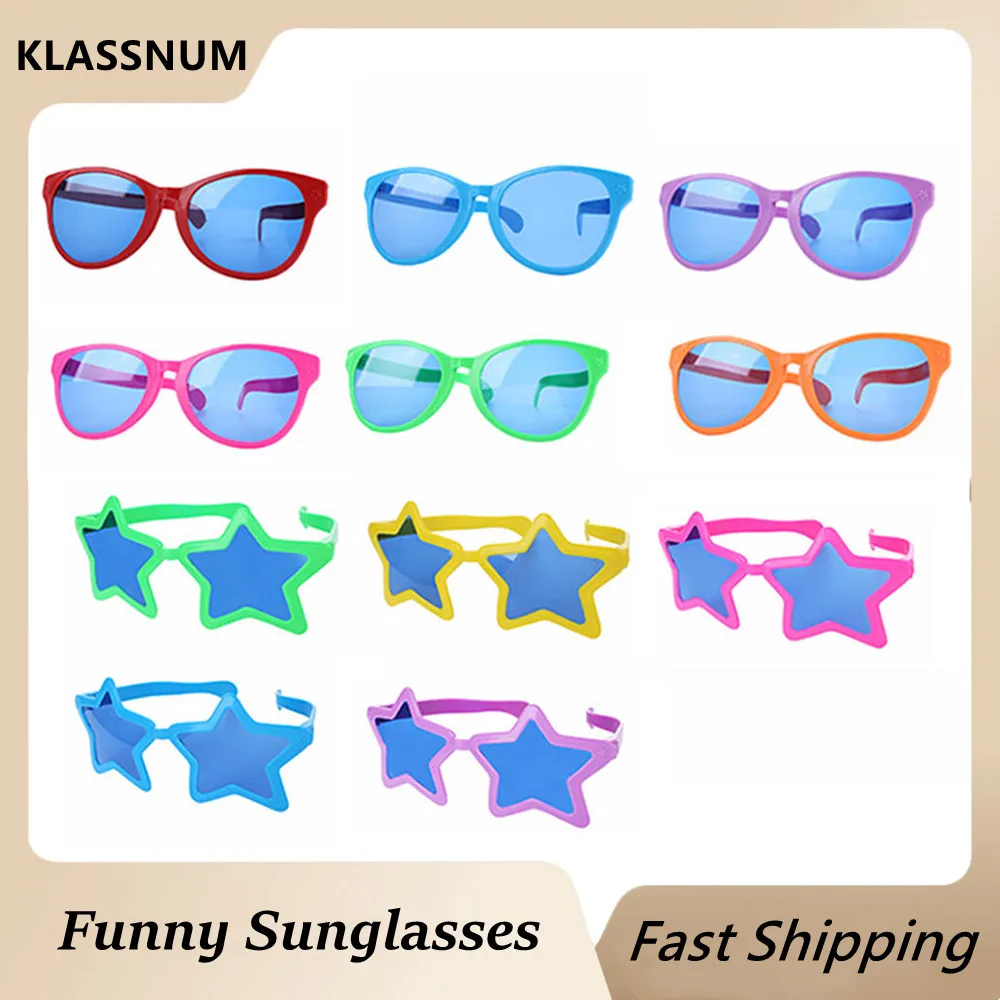 Riesige große übergroße Brille große riesige Neuheit lustige Neuheit Brille Bar Weihnachten Karneval Sonnenbrille Schatten Party-Phantasie