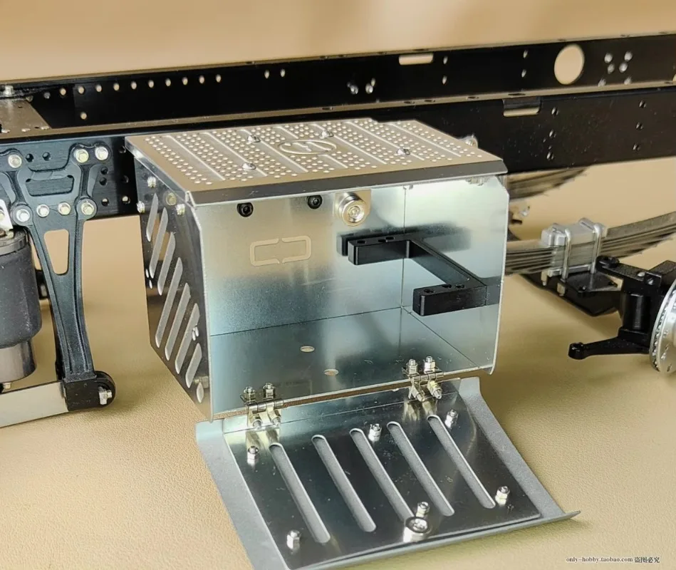 Para 1/14 Scania Benz Actros Volvo MAN Tamiya RC camión remolque volquete cambio diferencial bloqueo Servo marco