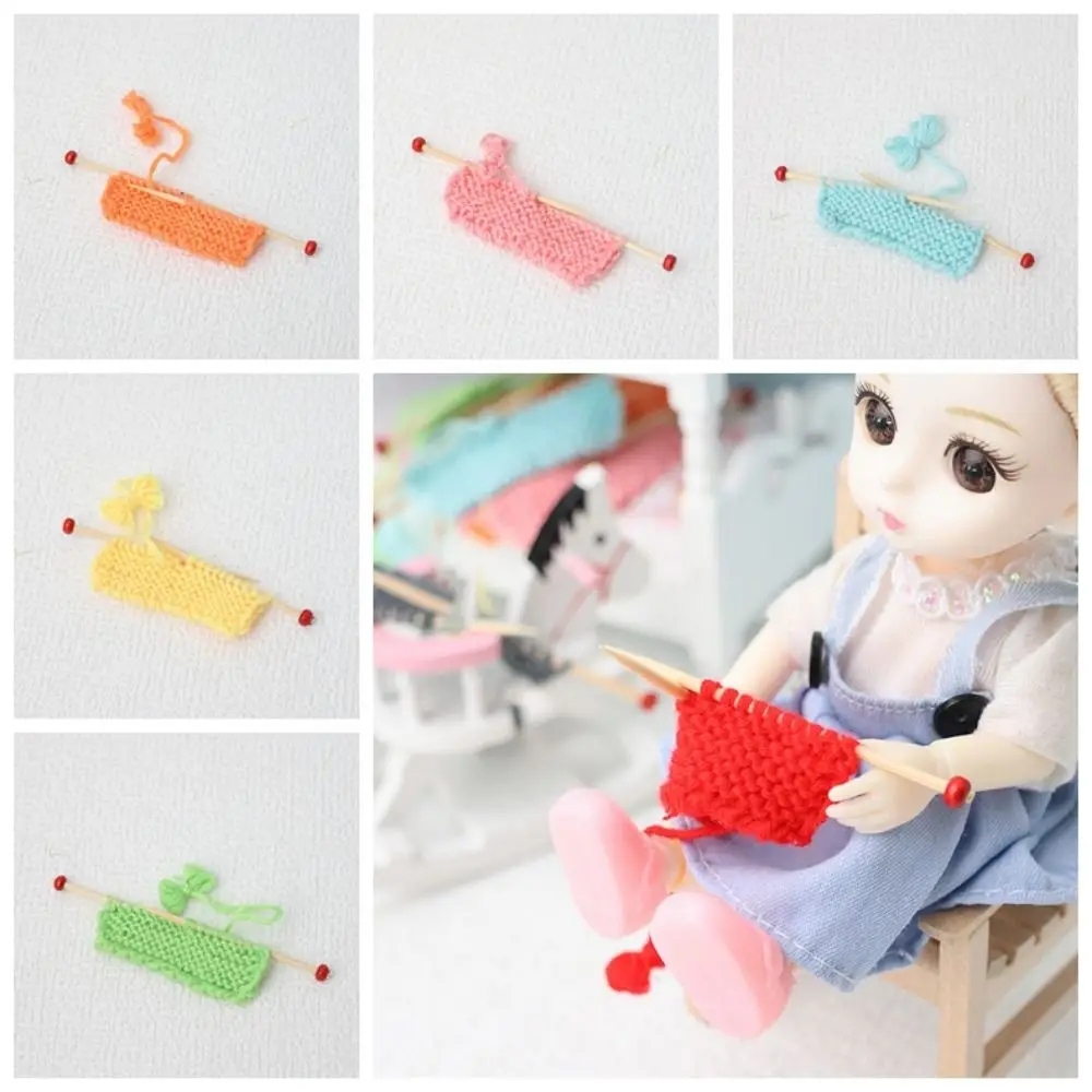 Thick Thread Miniature Knit Sweater Model Scene Props Imitation Dollhouse Simulation Knitting Yarn Colorful Handicraft