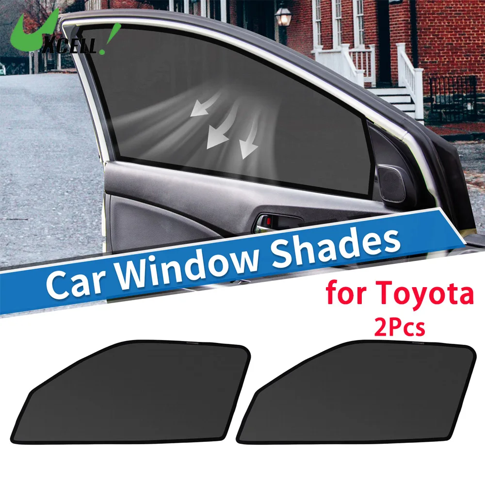 

UXCELL Car Window Cover for Toyota Windshield Sunshade Front Rear Window Sun Visor UV Block Sun Protection Black Car Decoration