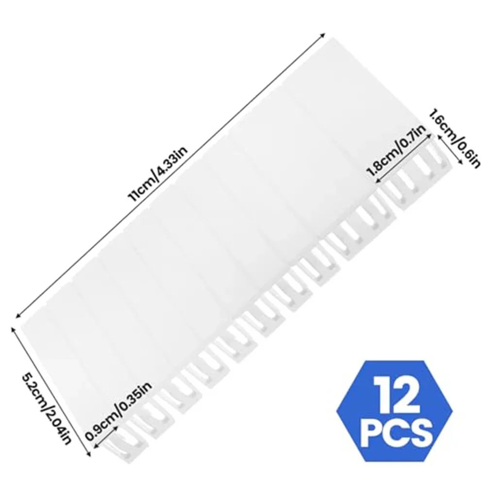 DIN Rail Blank Panel Slot Cover For Distribution Boxes Pack Options 12 24 Clip-on Mounting Tool-free Installation