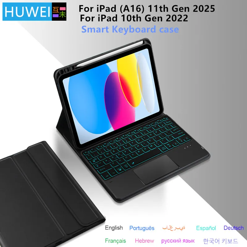 magic-keyboard-for-ipad-a16-11インチケース-2025-ipad-第11世代ケース、ipad-第10世代2022-109インチ用の取り外し可能なキーボードカバー