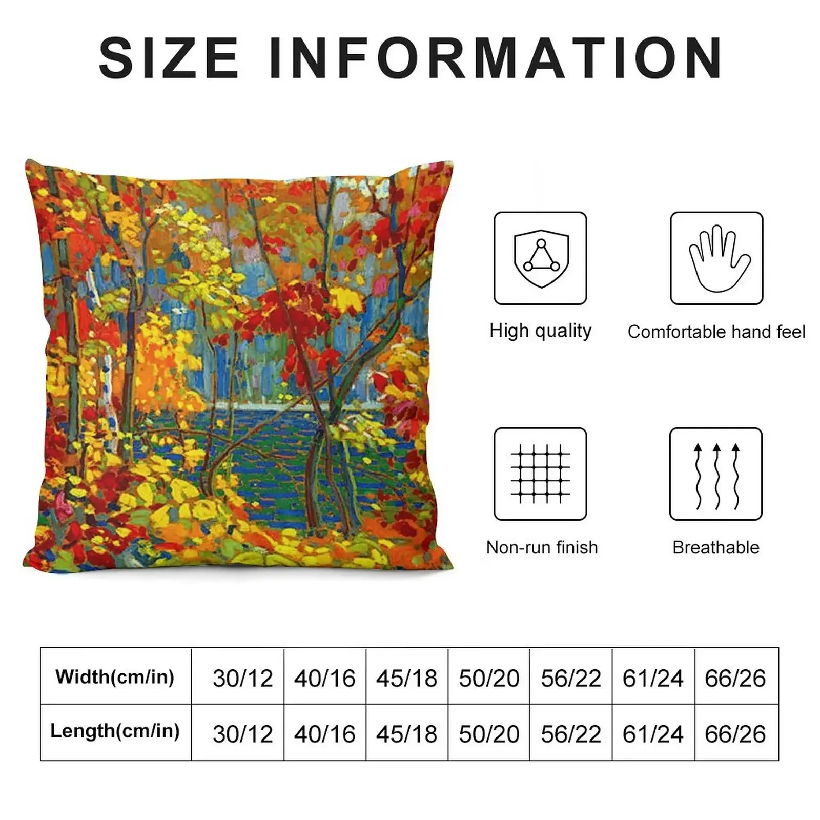 THE POOL : Vintage 1919 Tom Thomson Algonquin Park Art Print Throw Pillow Anime Custom Cushion Photo pillow