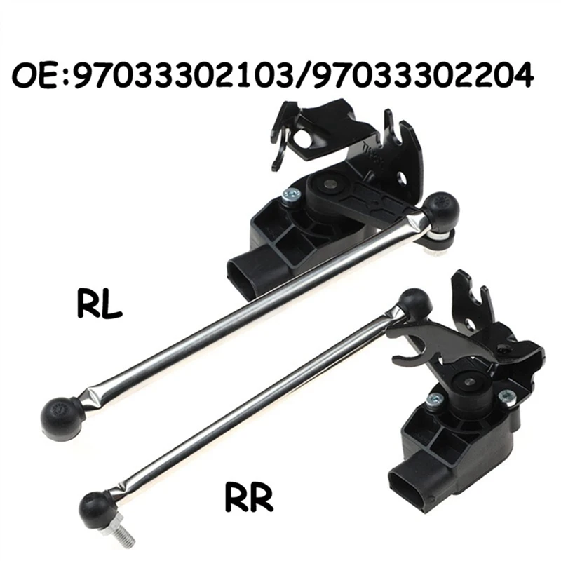 مستشعر مستوى المصباح الأمامي الأوتوماتيكي ، مستشعر الارتفاع الخلفي لسيارة بورش باناميرا 4 ، 4 ، S ، GTS ، بأول زوج