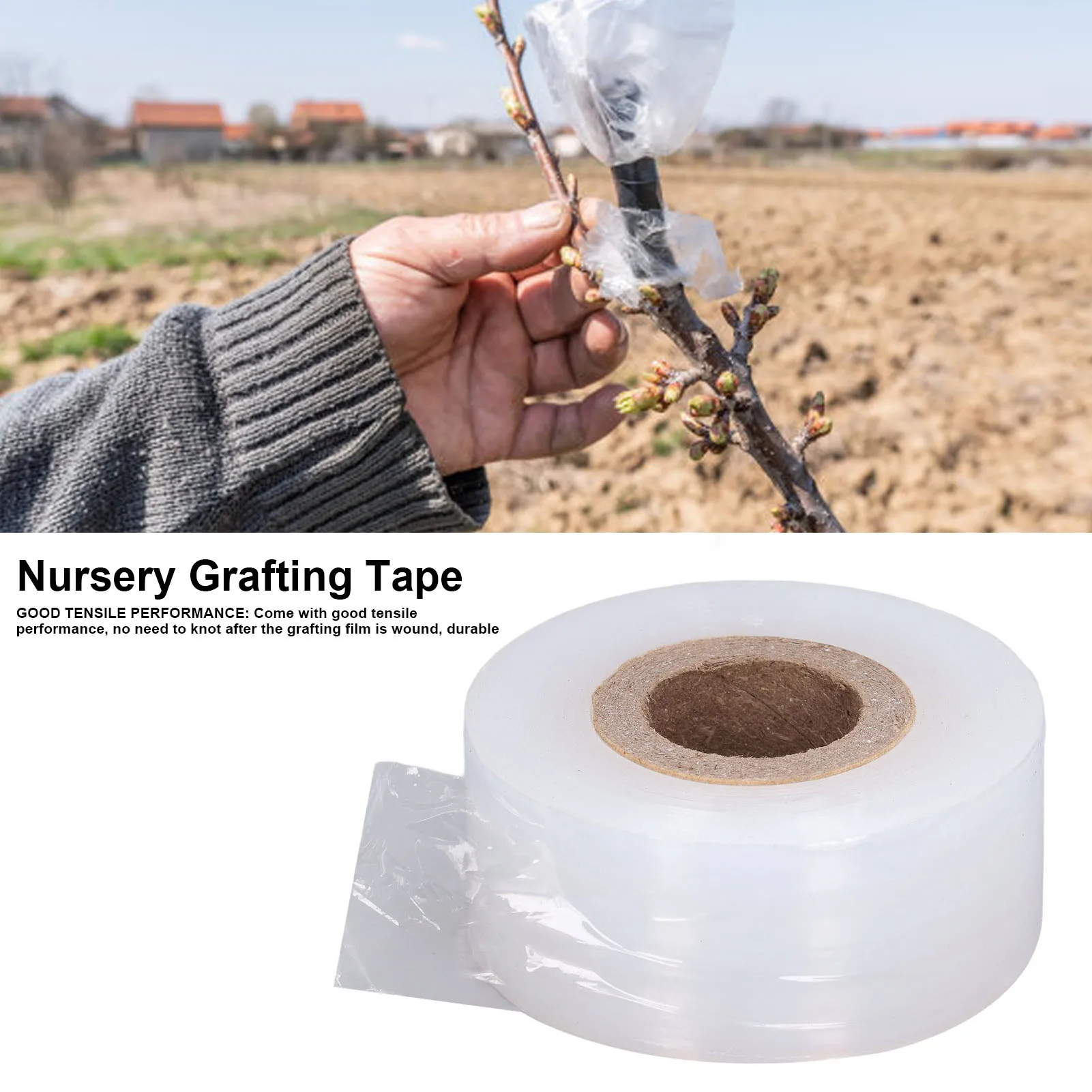 

Garden Sealing Tape Nursery Grafting Tape Grafting Tape Nursery Sealing PVC Stretchable Resilient 29mm Width Garden Hand Tool