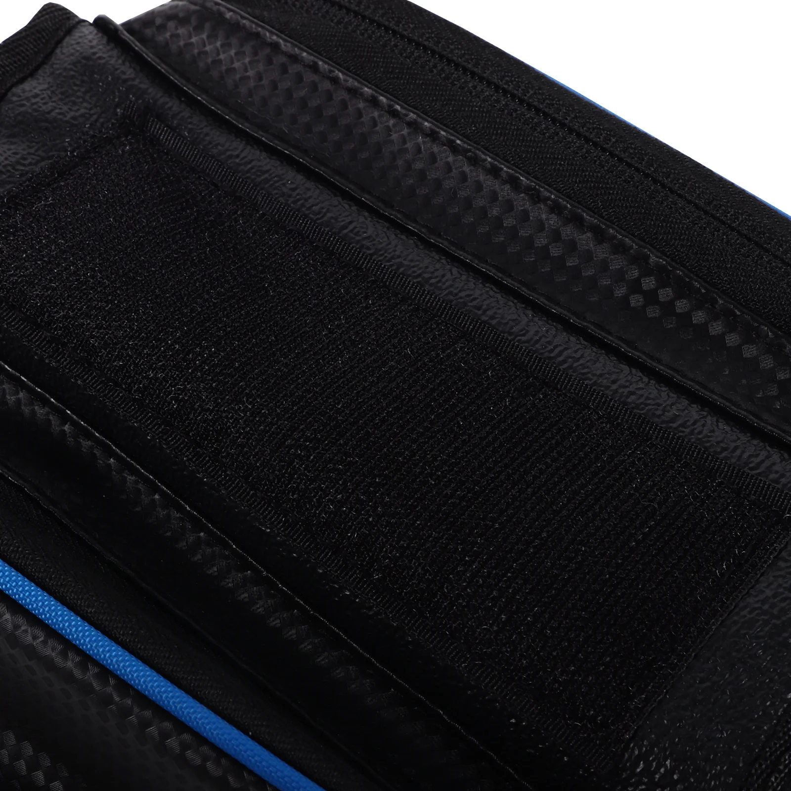 

Bike Bag Zippered Dual Bags High Capacity Cycling Storage Pouch Wear-Resistant PU Material Easy Install Remove Large Bike Frame