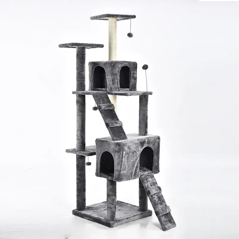 Multiple Colors Styles Pet Cat Tree Through House Condo Perch Entertainment Playground Furniture