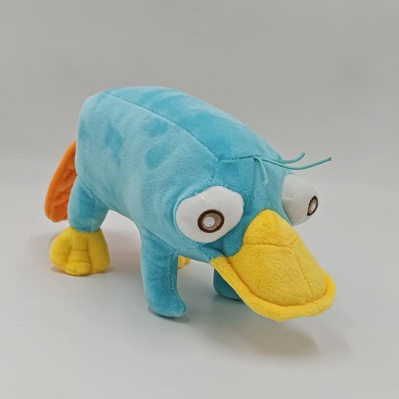 28CM New Simulated Blue Perry The Platypus Toys Anime Cute Animals Duck Action Figure Doll Boys Girls Christmas Birthday Gifts