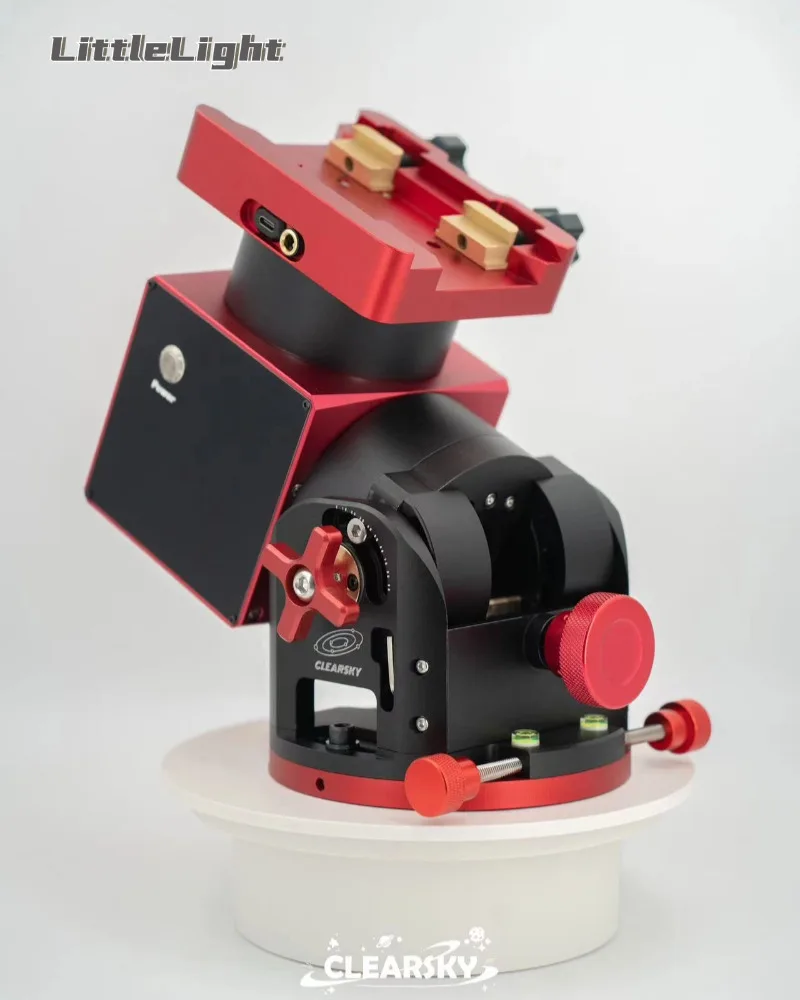 

Clearsky ST-20 Harmonic Equatorial Mount With Hub-Dovetail Groove for Astronomical Telescope Compatible with Theodolite Mode