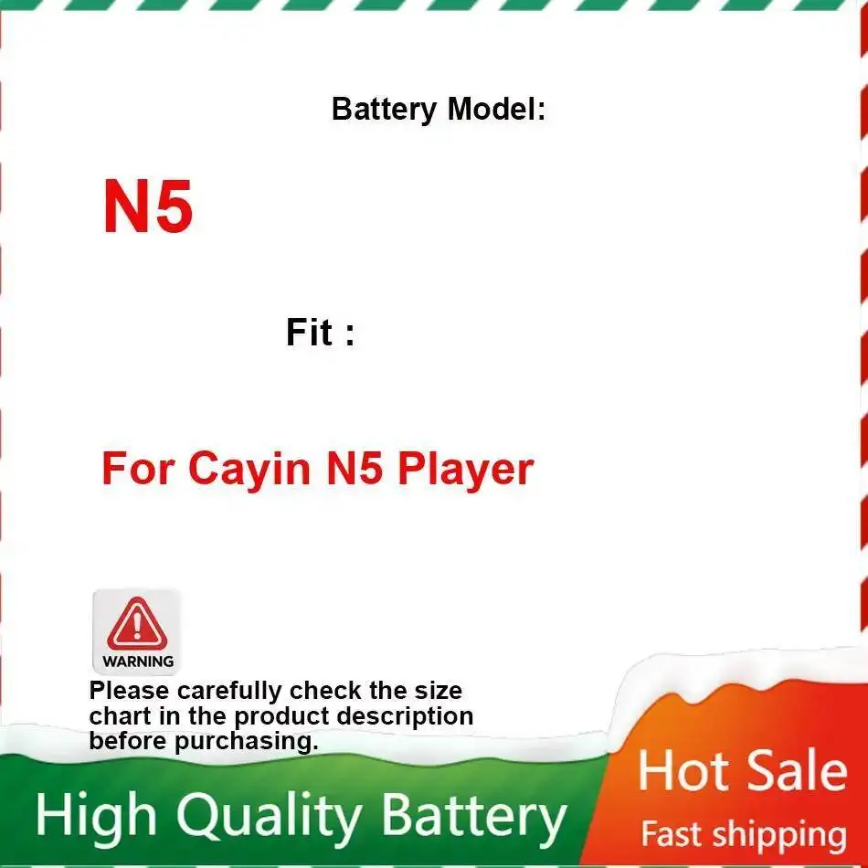 Стабильный аккумулятор для плеера HI-FI с высокой совместимостью для Cayin N5