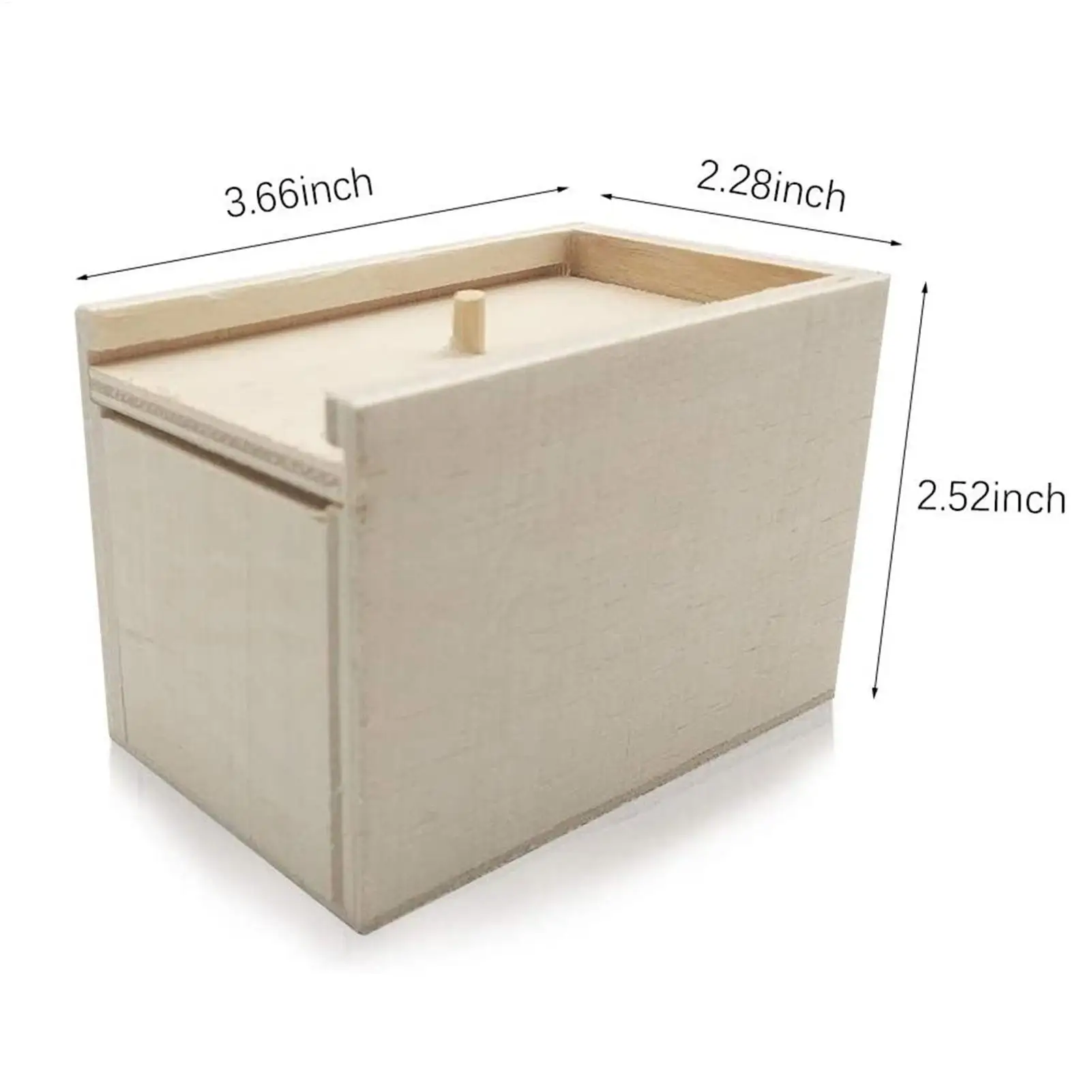 Hölzerner Streich-Trick, praktischer Witz, Zuhause, Büro, erschreckt, Spielzeugkiste, Gag, Spinne, Eltern, Freund, lustiger Spielwitz, Geschenk, überraschende Box