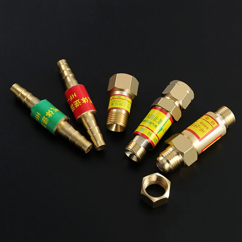 

8mm Gas Hose Flashback Arrestors Of Acetylene Liquefied Gas Propane Oxygen Fuel Check Valve Safety Valve