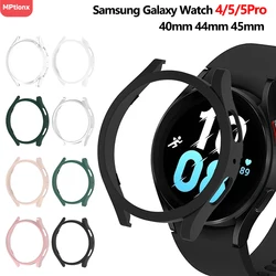 Etui na Samsung Galaxy Watch 4 40mm 44mm 42mm 46mm 45mm,PC matowe etui ochronne na zderzak 4/5/5Pro