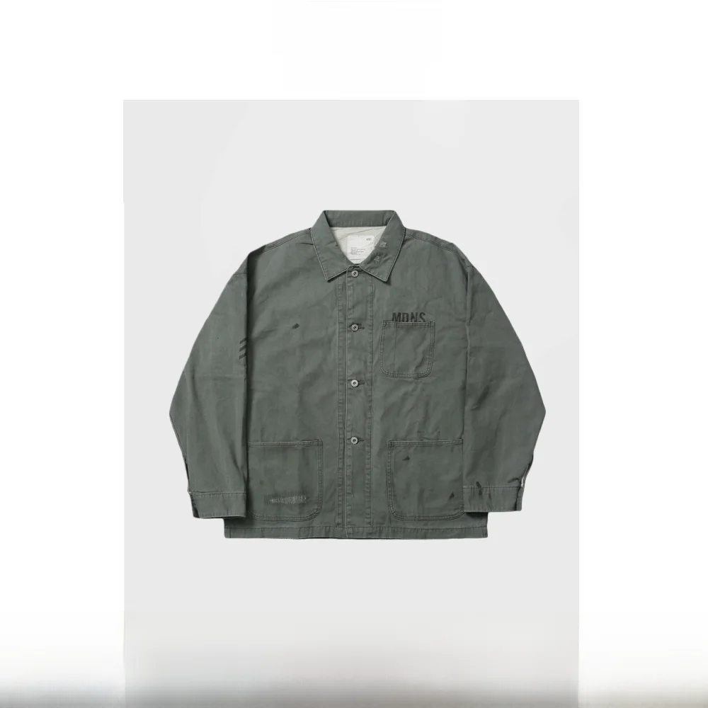 

Рабочая куртка Waed для мужчин и молодежи, хлопковая, с длинным рукавом, повседневная, P47, для ежедневной носки, удобная посадка, без бренда, зарегистрировано