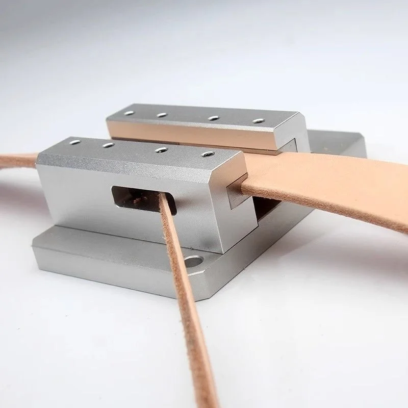 Metal Belt Edge Trimmer for Vegetable Tanned Leather Manual Flying Edge Tool DIY Cutting Strip Tool