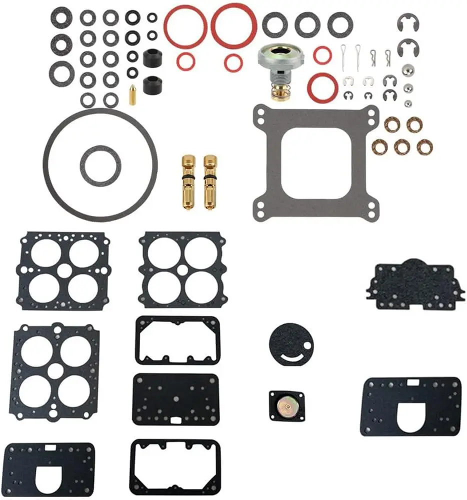 159064 Carburetor Rebuild Repair Kit Compatible with Holley 4160 Series Vacuum Secondary Carbs 570 600 650 1850 3310 9776 80457